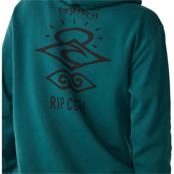 2026 Rip Curl Mens Search Icon Hoodie 0AKMFL - Blue Green